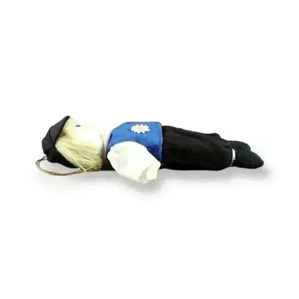 Vintage Czech Boy Kroj Outfit Bavarian Eastern European Doll Christmas Ornament - Picture 3 of 6